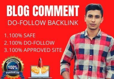 I will create 30+ blog comment backlinks, high da pa google ranking