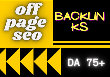 i will do 75+ DA off page seo 160 backlinks