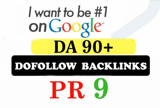 I will do manually create 50 pr9 da90 dofollow profile backlinks