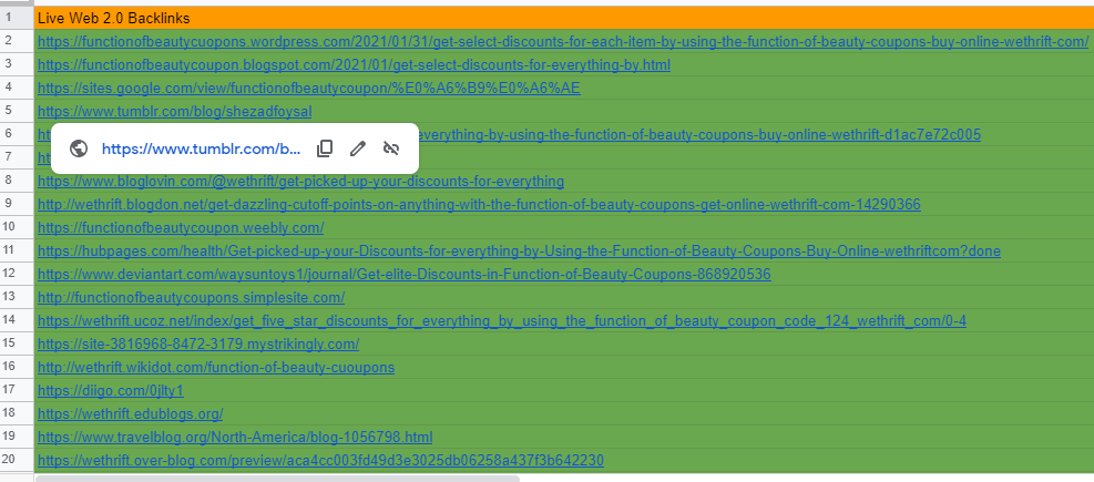 Get 30+ High-Quality, Do-Follow WEB 2.0 Backlinks for ranking top your website 