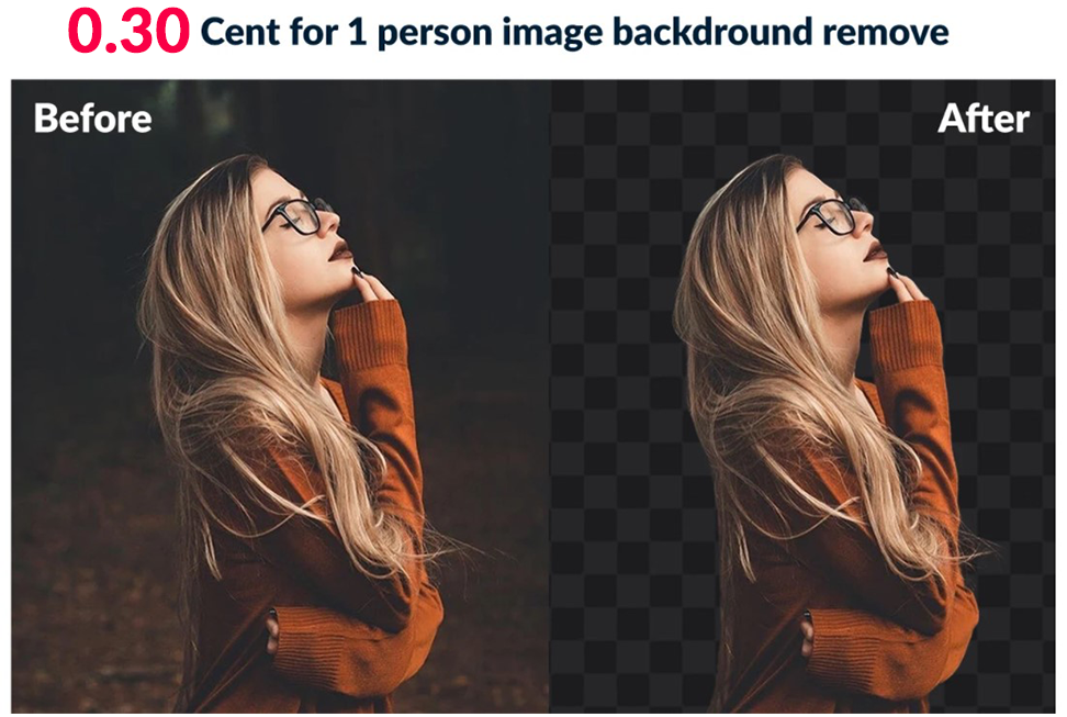I will do any kind of background remove within 24 hours
