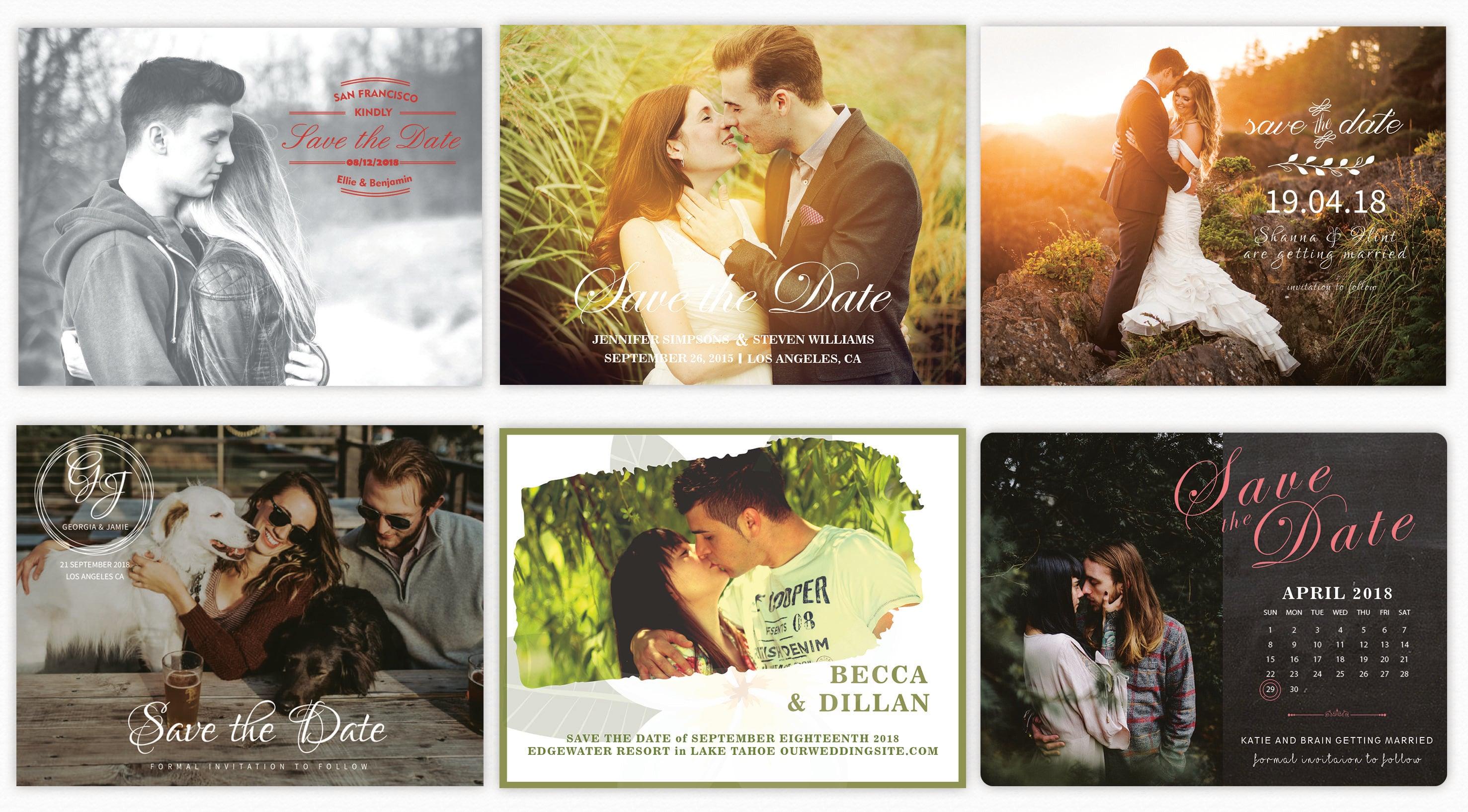 I will create save the date card