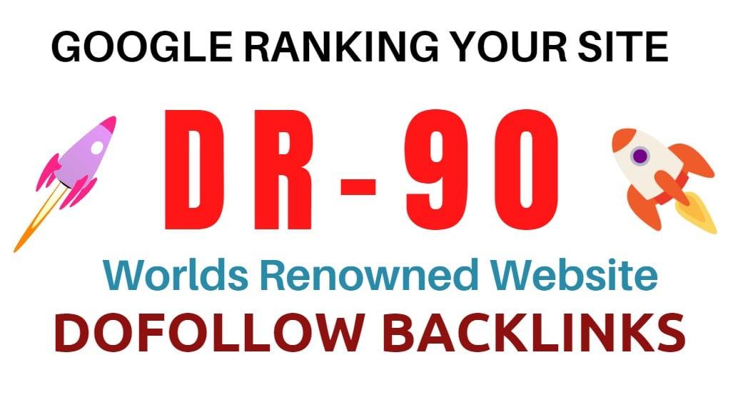 I will build 150 high quality DR-90 dofollow backlinks