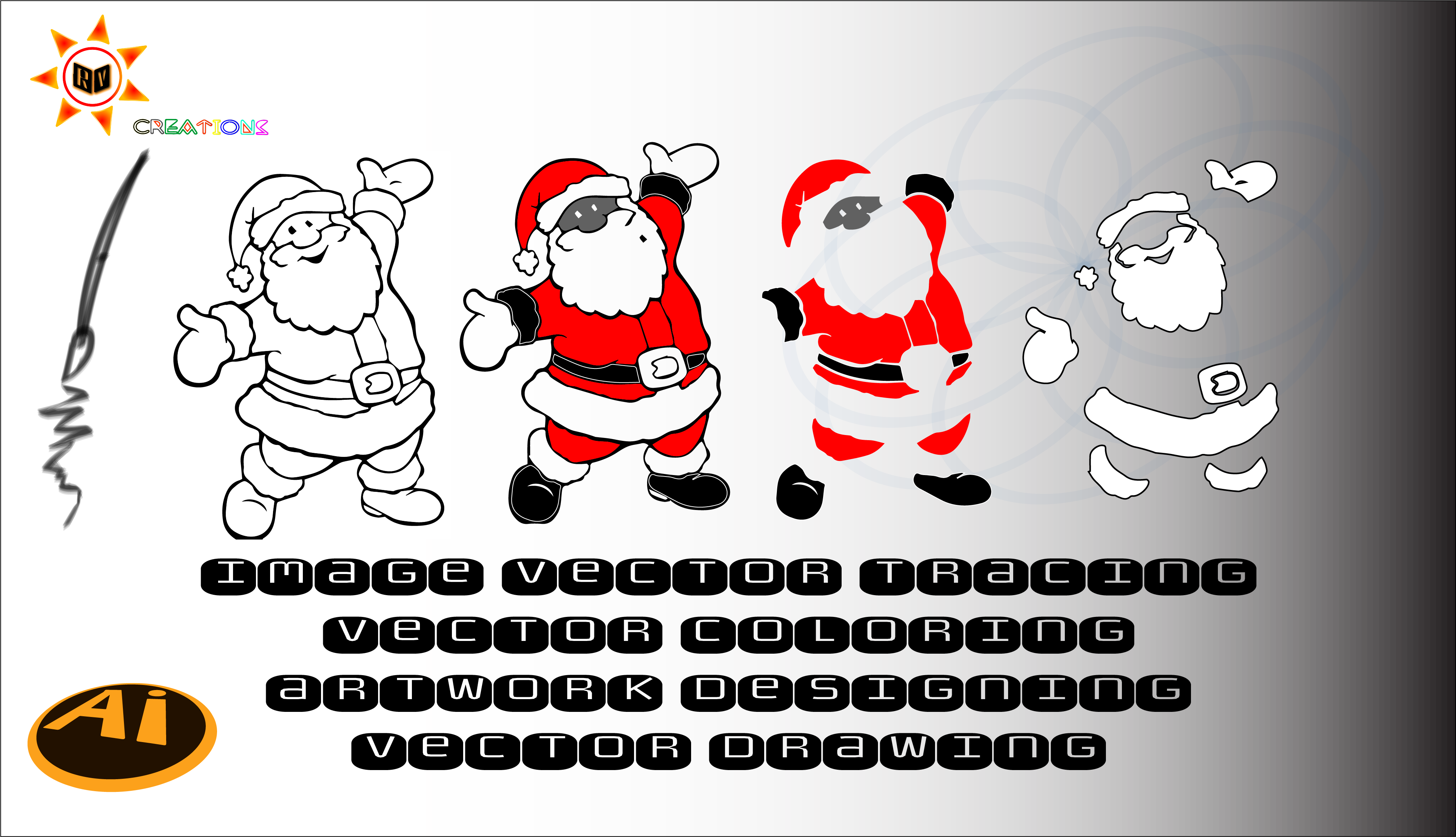 I will vectorize your raster images into traced,recolored,sketched vector files
