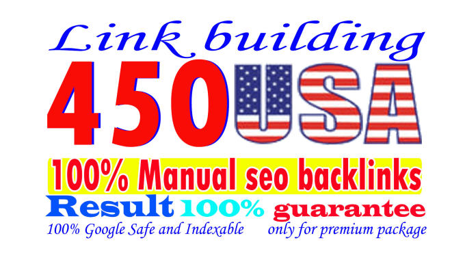 I will create authority 450 trusted SEO backlinks, link building