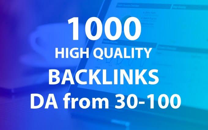 I will build high quality backlinks for you