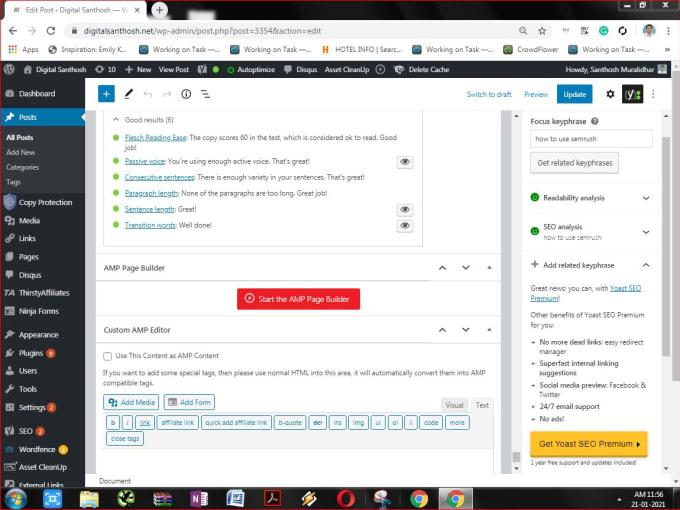 I will do perfect WordPress YOAST SEO on page optimization for you