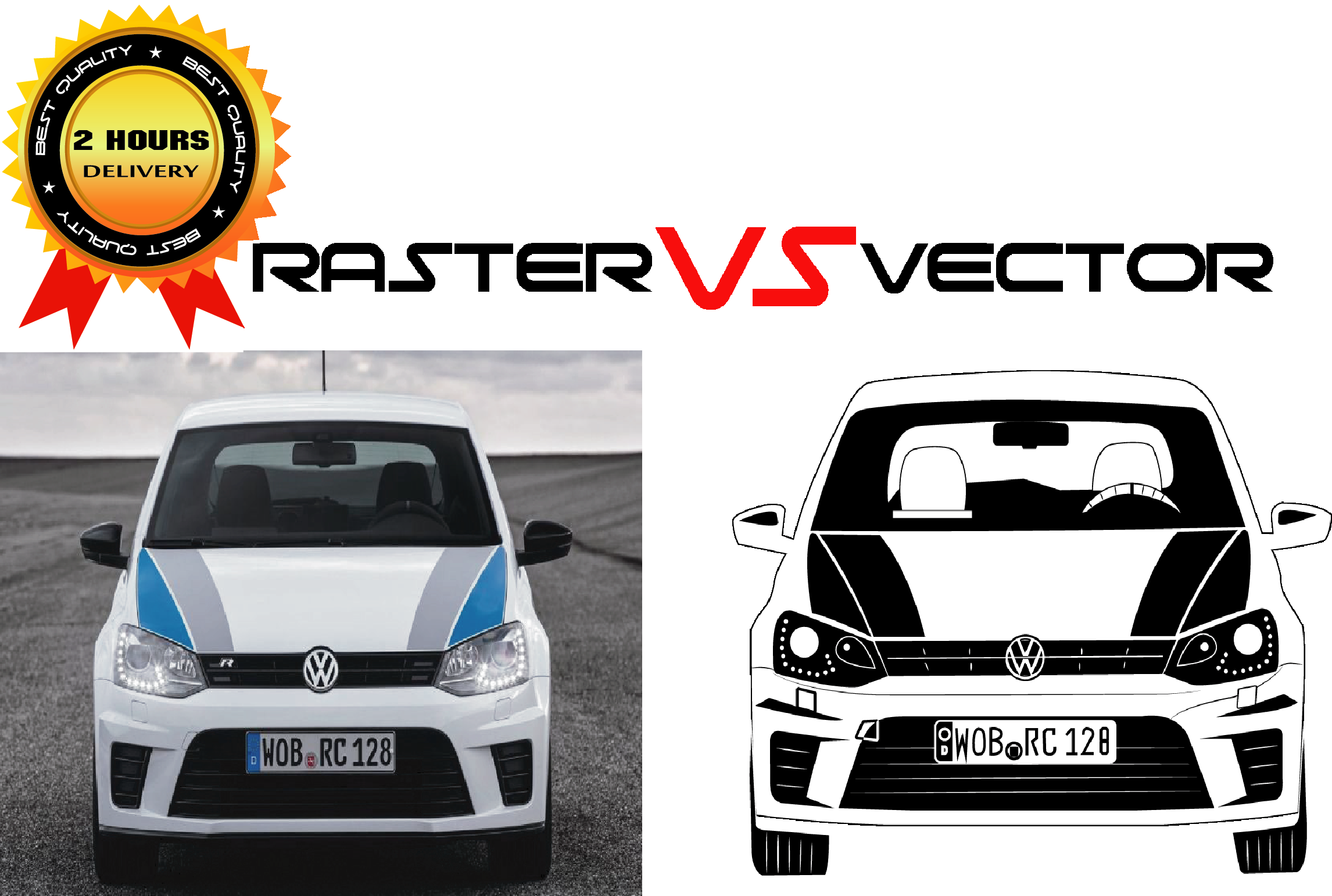 Logo, Icon , Trace, Vector Tracing ,Redraw or Convert to Vector professionally