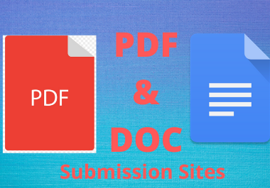 Best 20 PDF Submission high authority low spam score sharing sites permanent backlinks