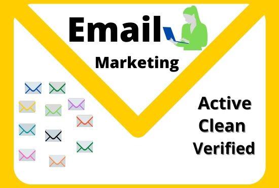 I will collect 1500 niche targeted email marketing, email List, email campaign