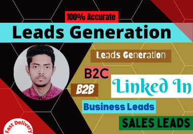 I will do Leads Generation B2B and targeted Email Collection from Linked In
