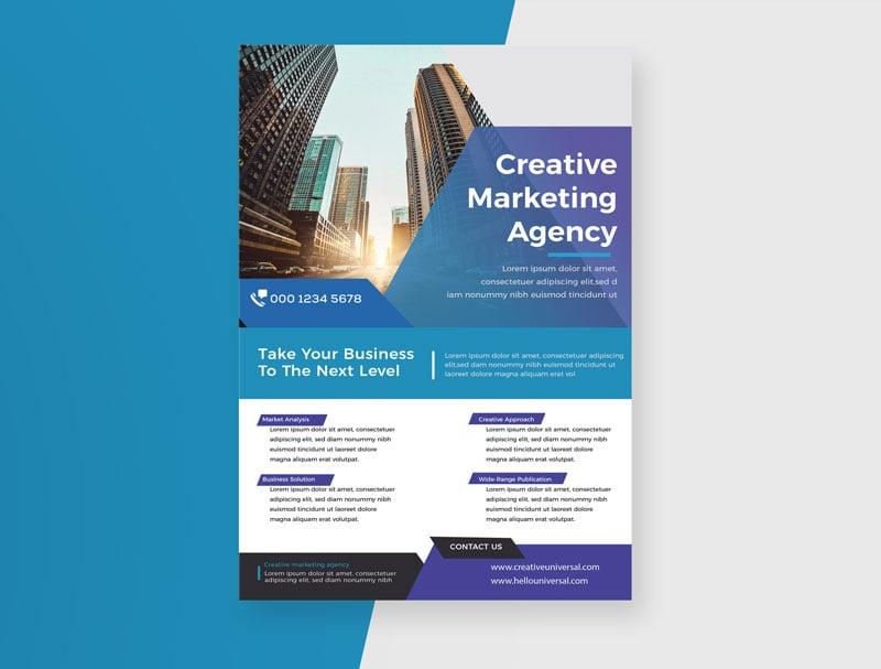 I will create a unique poster or flyer design in 24 hour