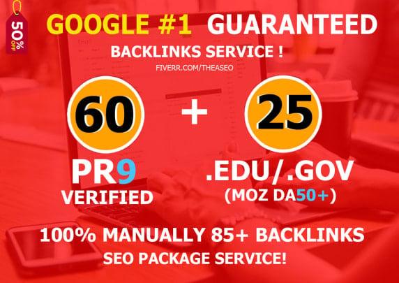 boost your google SEO ranking with 85 pr9,edu dofollow backlinks
