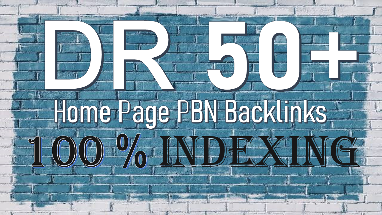 Creat 30 High PBN DR50+ Perment HomePage BackLink 