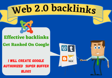  Manual 20 Web2.0 high authority backlinks permanent link building 