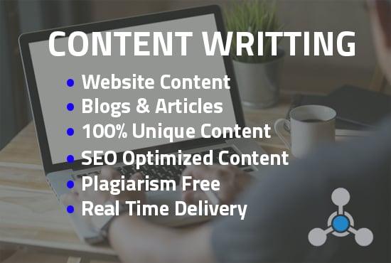 I will write 1500 words unique content like blog posts, SEO content and more