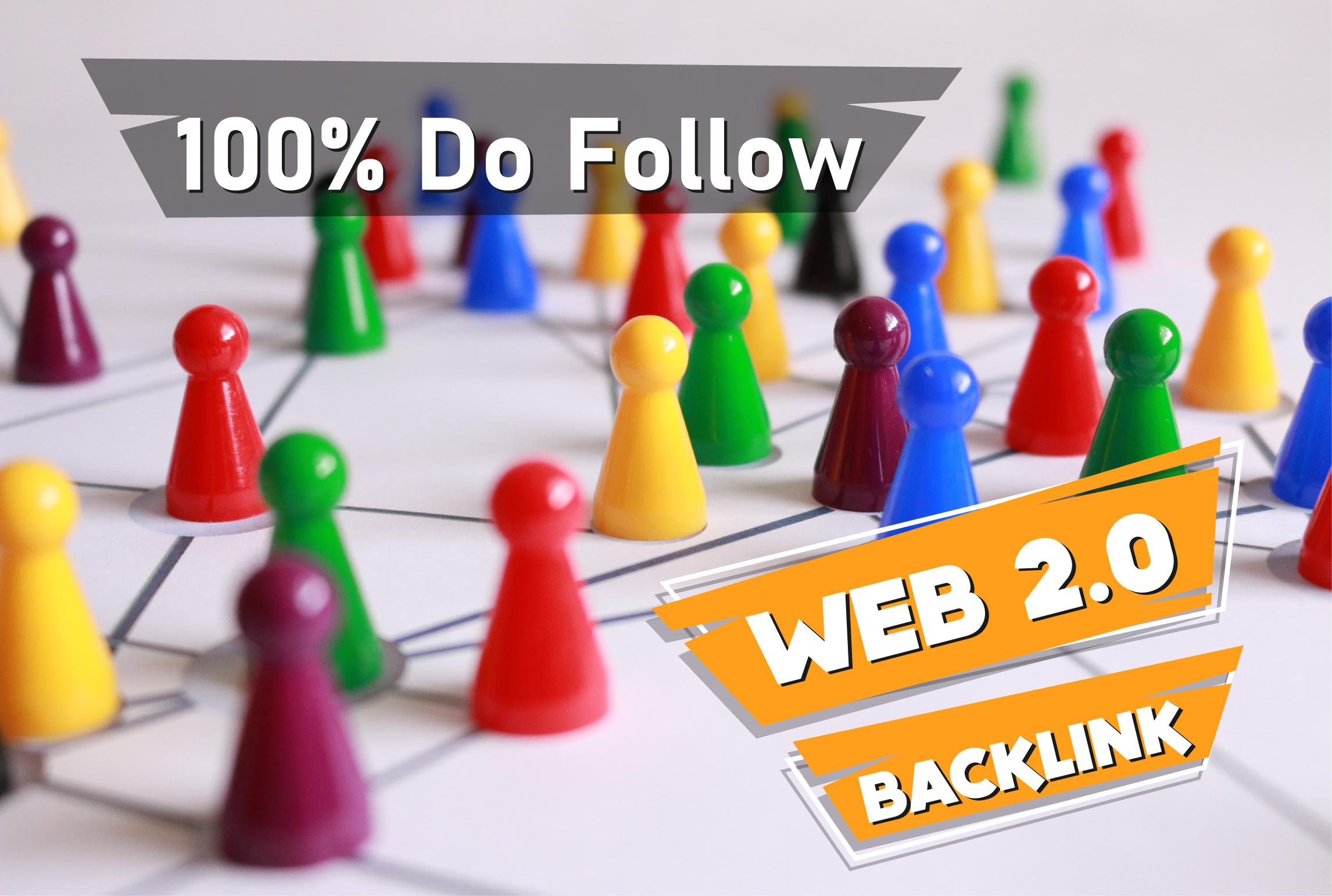 I'll do 50 high Authority DA & PA web 2.0 Backlinks manually