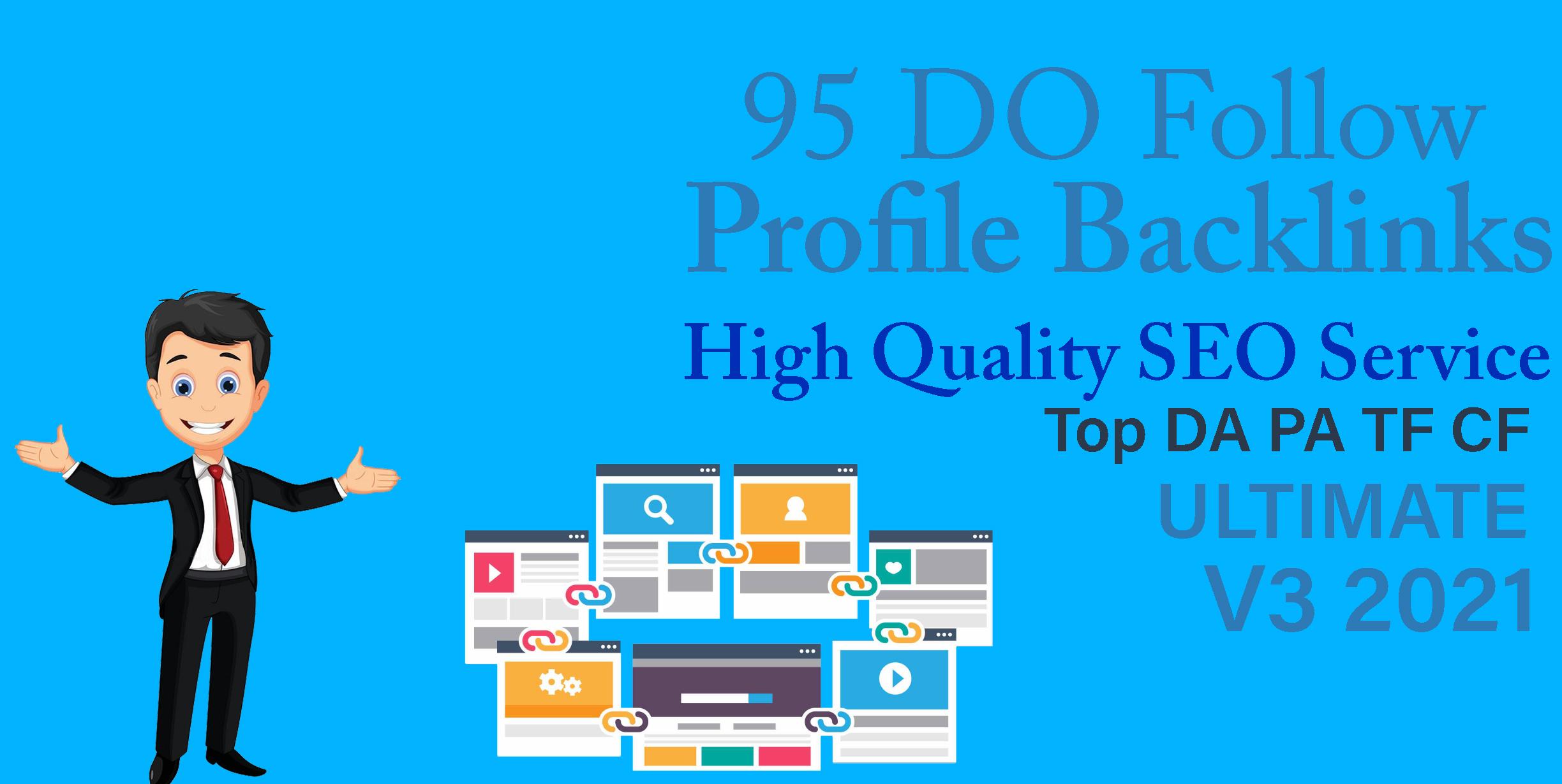 I Will Provide create 85 pr9 da 95 high authority do follow profile back-links