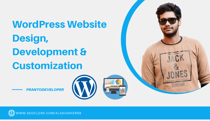 SEO friendly WordPress Install,Design & Customization