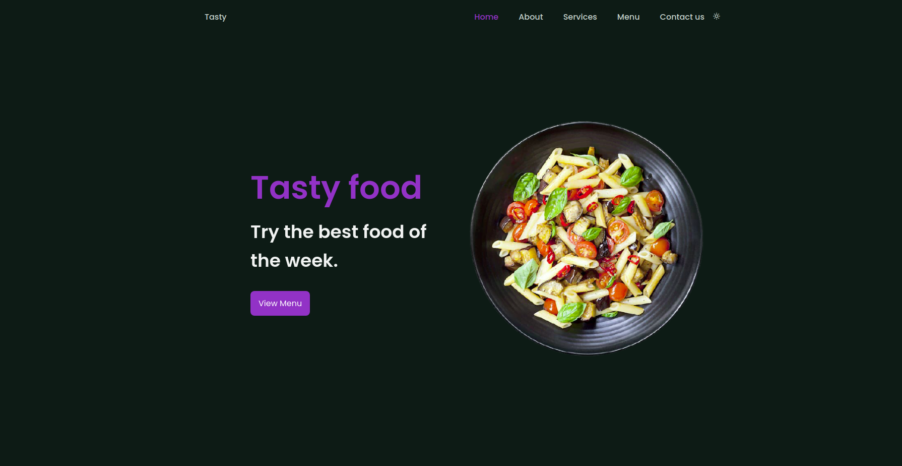 Responsive Template - Restaurant Website (Uniqe)