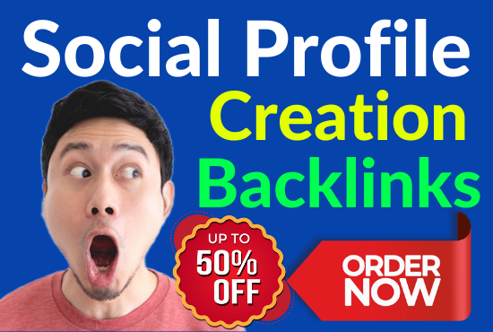 60 Dofollow Social Profile Creation Backlinks