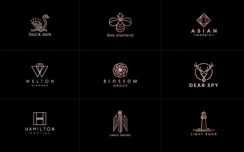 I will design creative lineart minimalist logo with source files