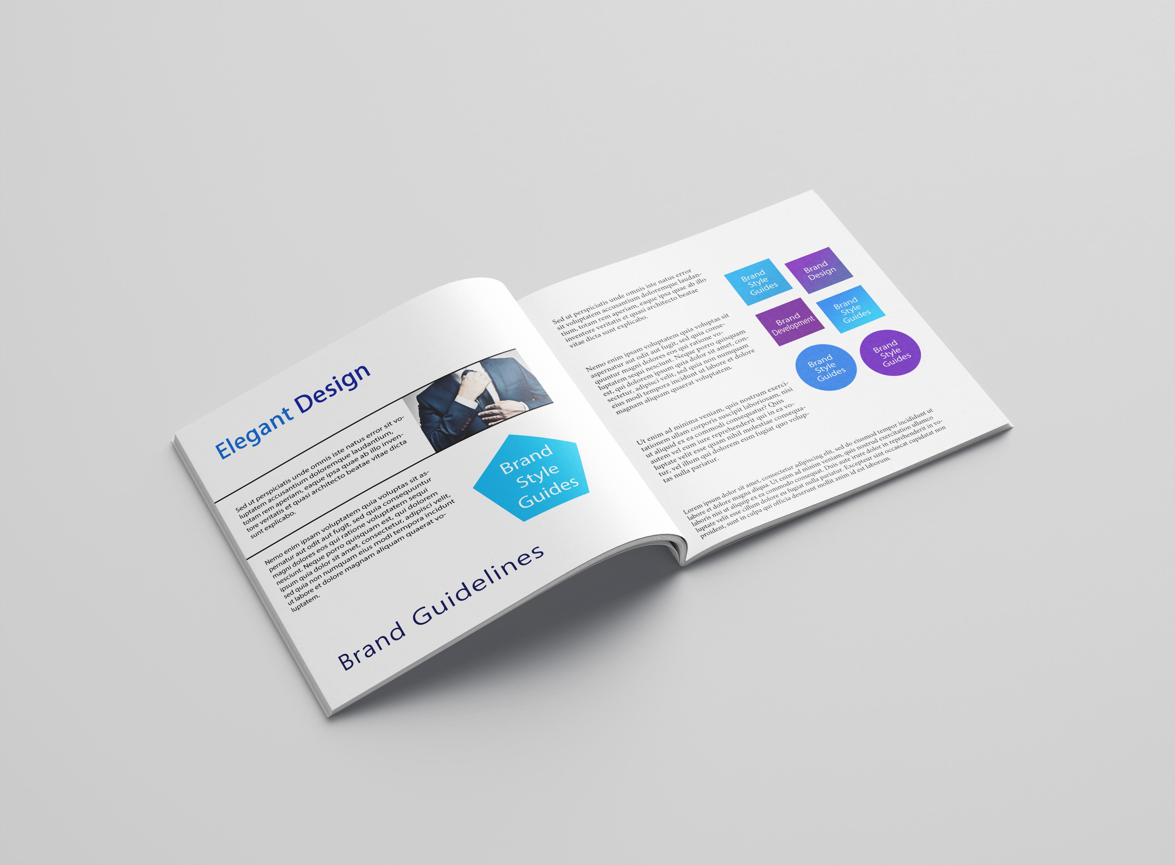 I will do unique brand manual book identity and brand style guide