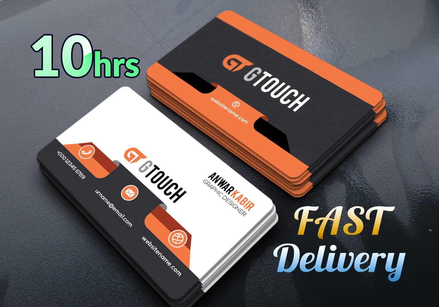  I will create 2 different business card designs with beautiful preprints