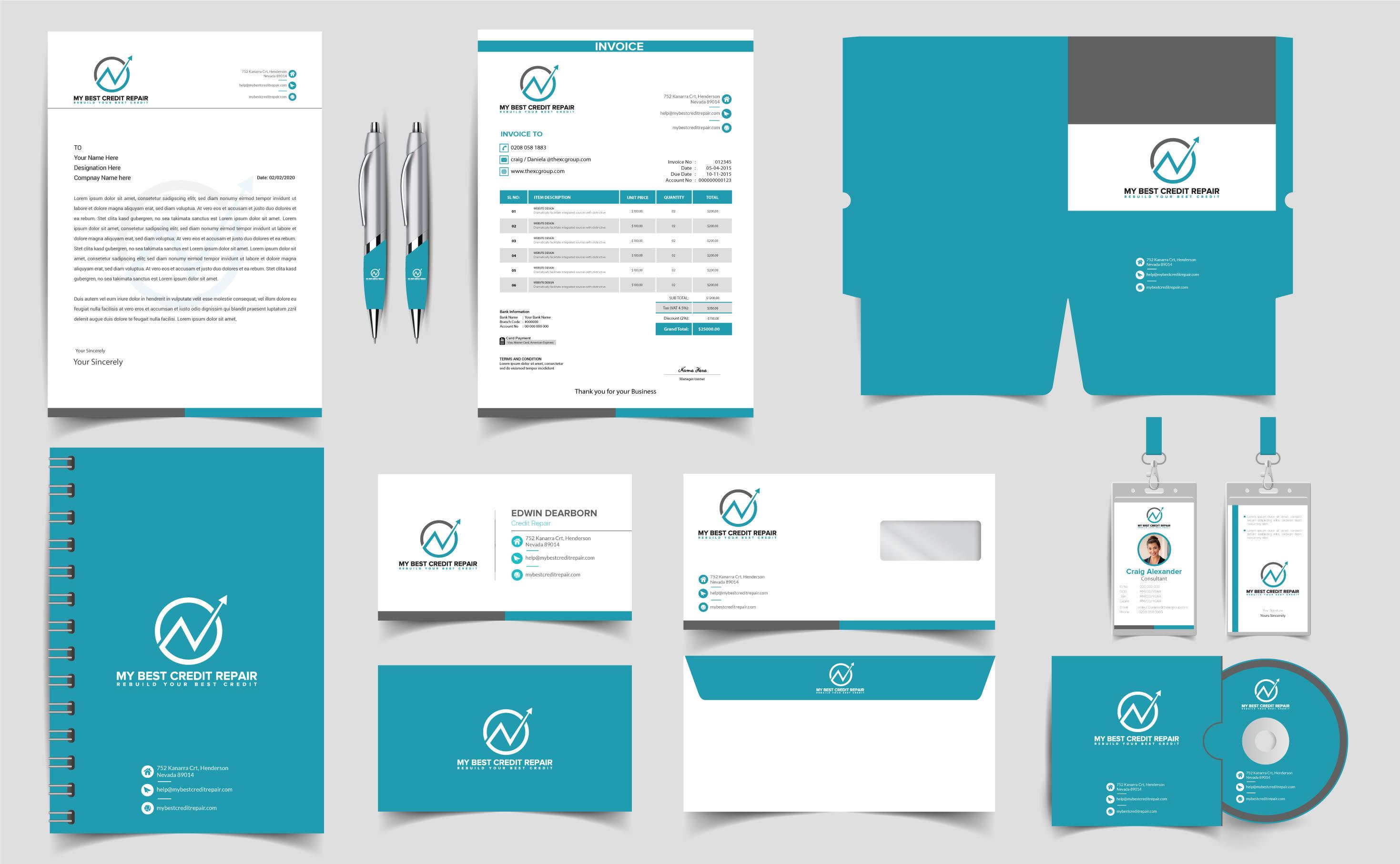  I will do inspiring and artistic stationery design