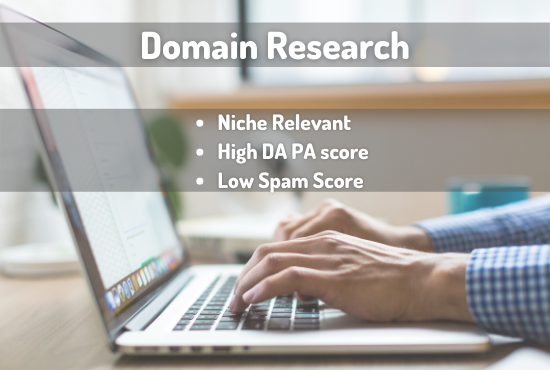 Niche relevant expired Domain Research with high DA and PA