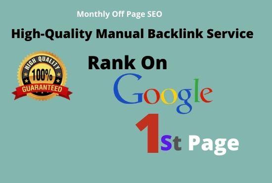 Guaranteed 4 Keywords Google 1st page ranking with best linkbuilding service 