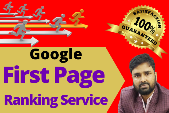 I will offer you 100% guaranteed google 1st page ranking service