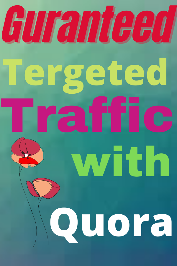 Guranteed targeted traffic 0ffer with 30 Quora answer