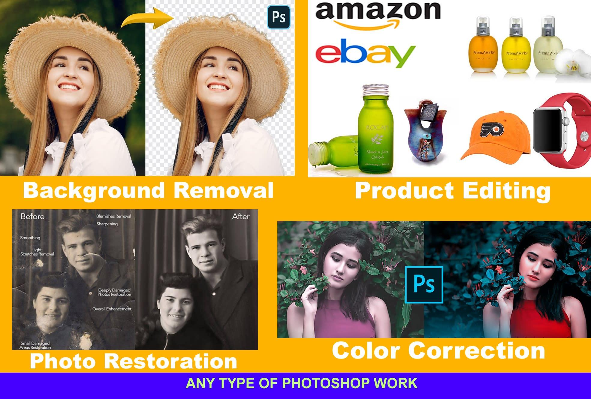  I will edit photoshop professionally beautifully