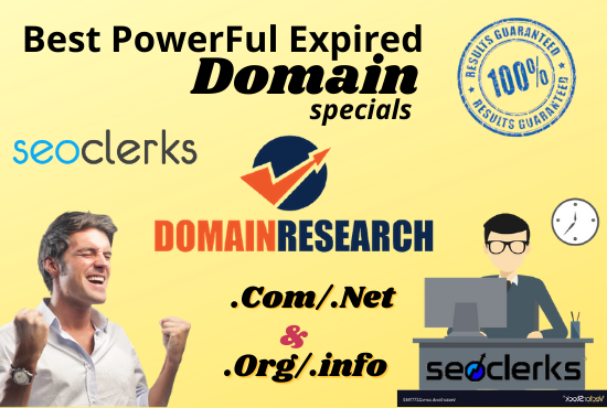 I will find high authority expired domains