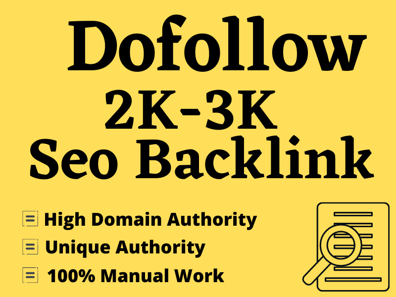 I will create 2K-3K contextual high authority SEO backlinks link building google top ranking