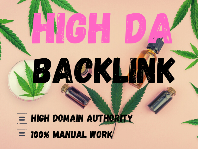 I will build 10 cbd SEO links, backlinks and cbd guest post On High DA web 2 0 Sites