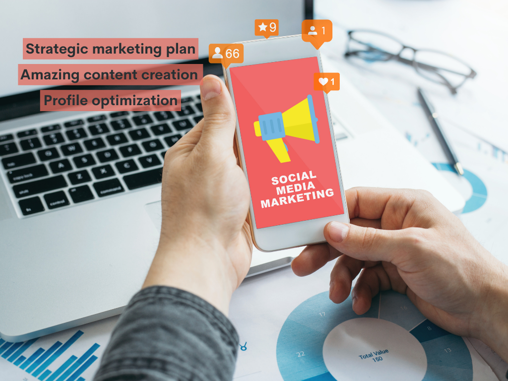 I will grow your Social accounts, will increase traffic, manage daily posts & Finally more sales