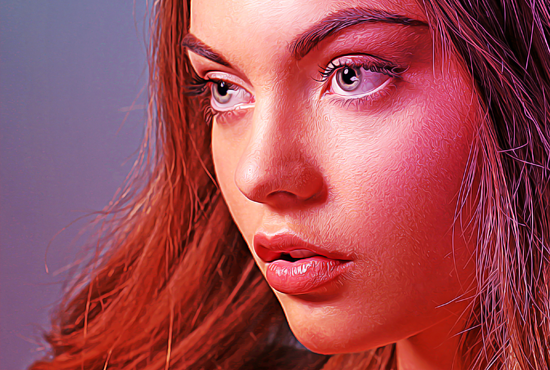 I will realistic digital oil painting from your any photo