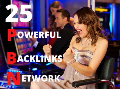 Build 25 casino poker gambling pbn backlinks with high da pa Fast ranking