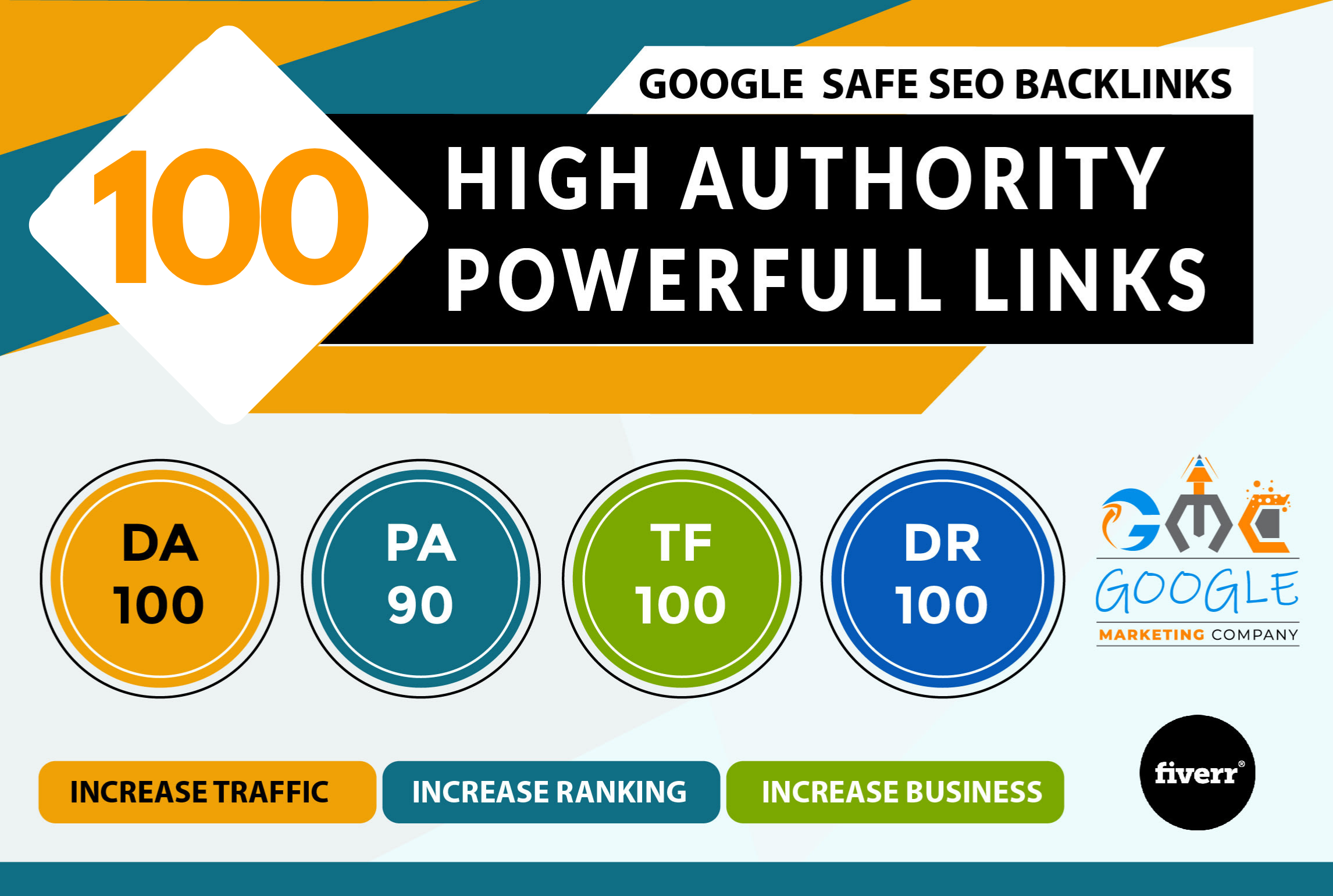 I will do unique domain 100 SEO backlinks on da100 tf100 sites