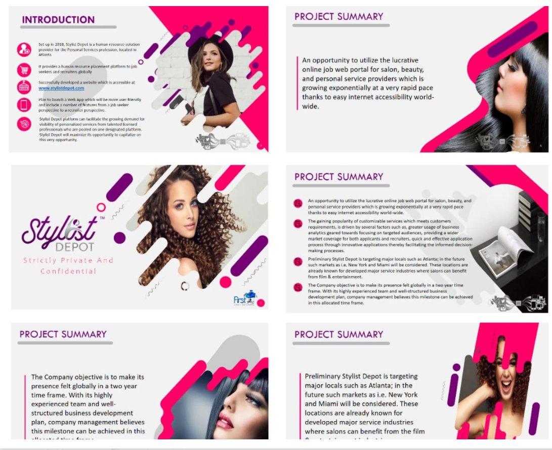  I will design a professional and modern powerpoint presentation beautifully