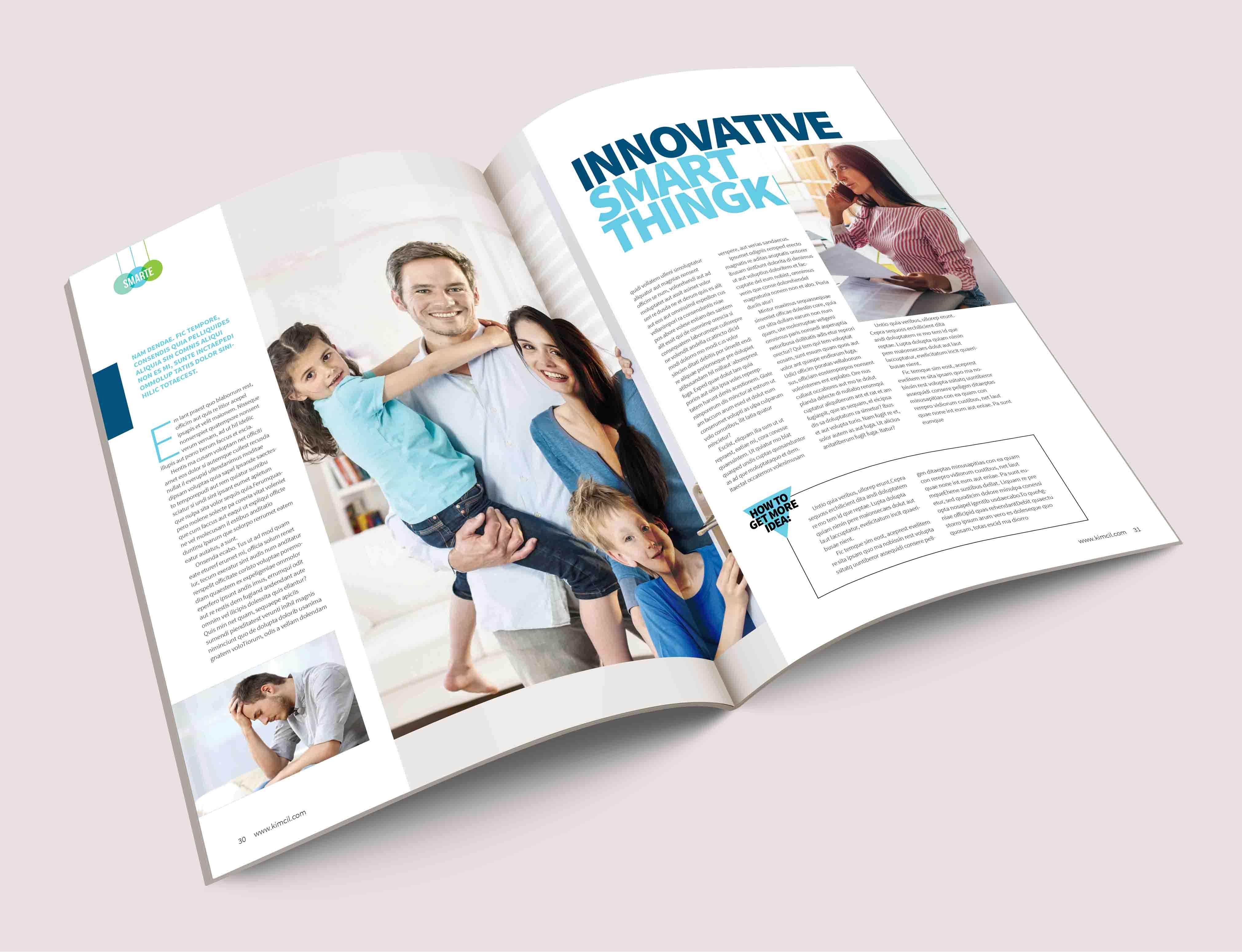 I will design a nice ebook and magazine with adobe indesign