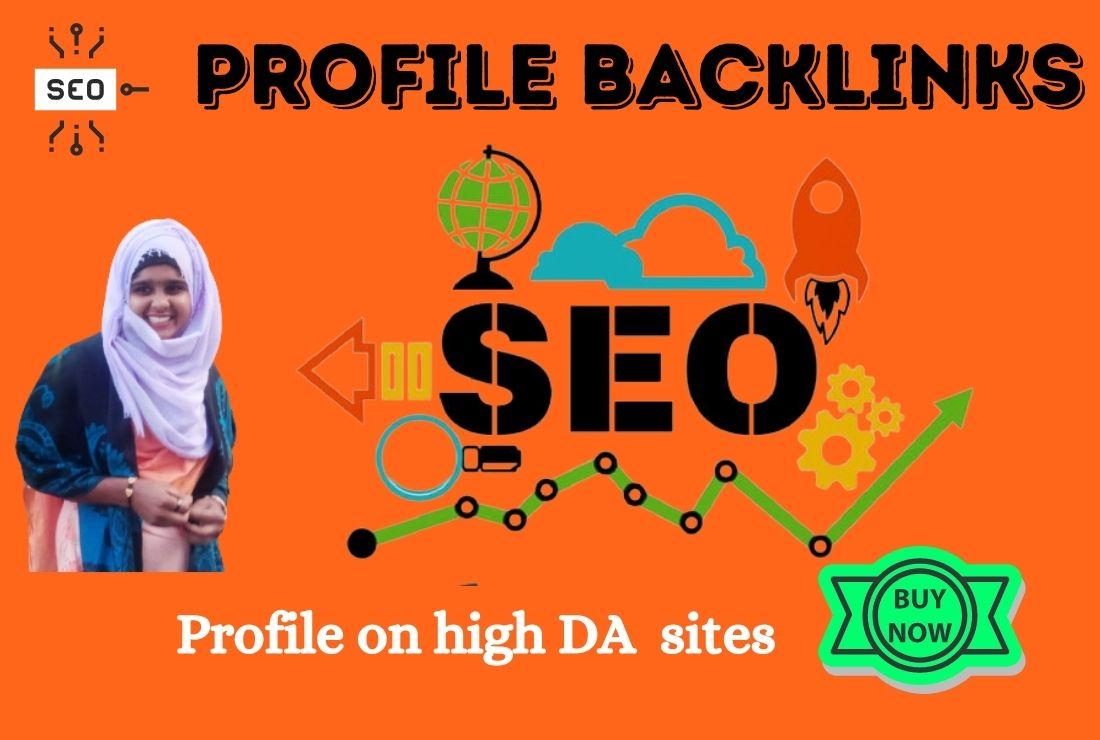 I will do 300 High Quality Profile Backlinks for off-page SEO