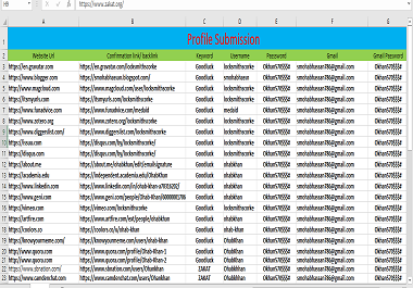 Get Manually 200 High Quality Social Profile Backlinks On Your Website