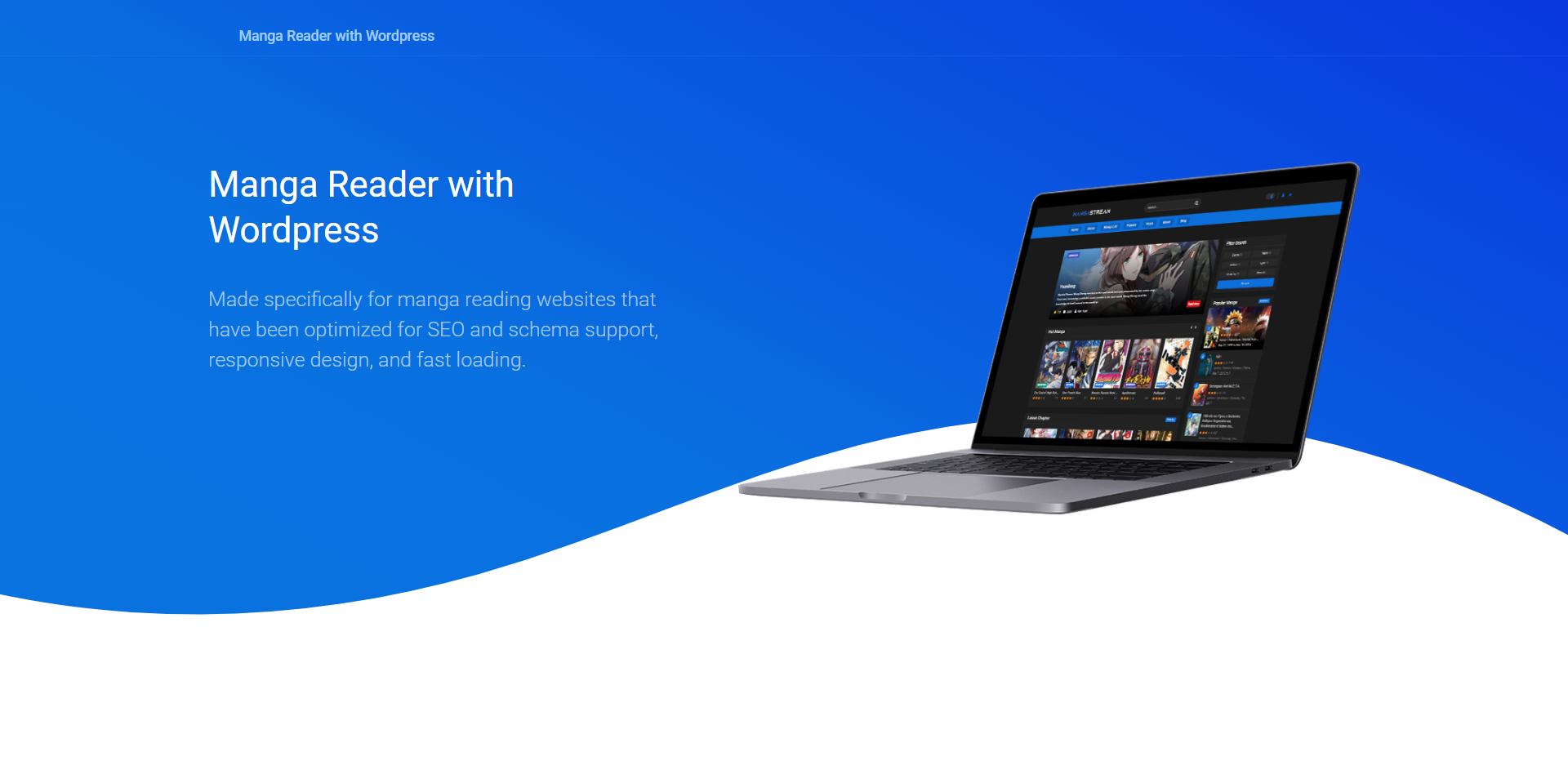 Web Manga Reader with Wordpress Perfect SEO