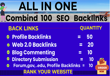 All In One 100 Manual SEO Link Building Service 