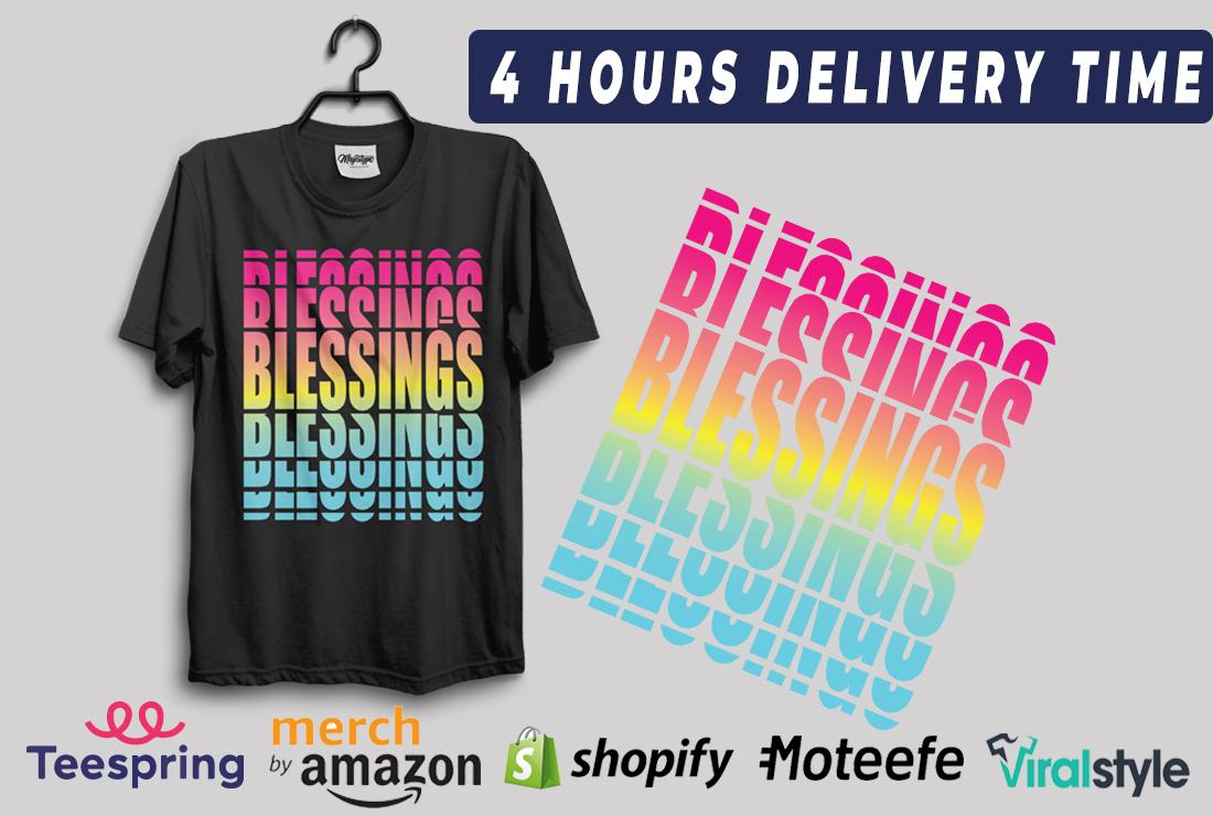 I will do an amazing typography t shirt design