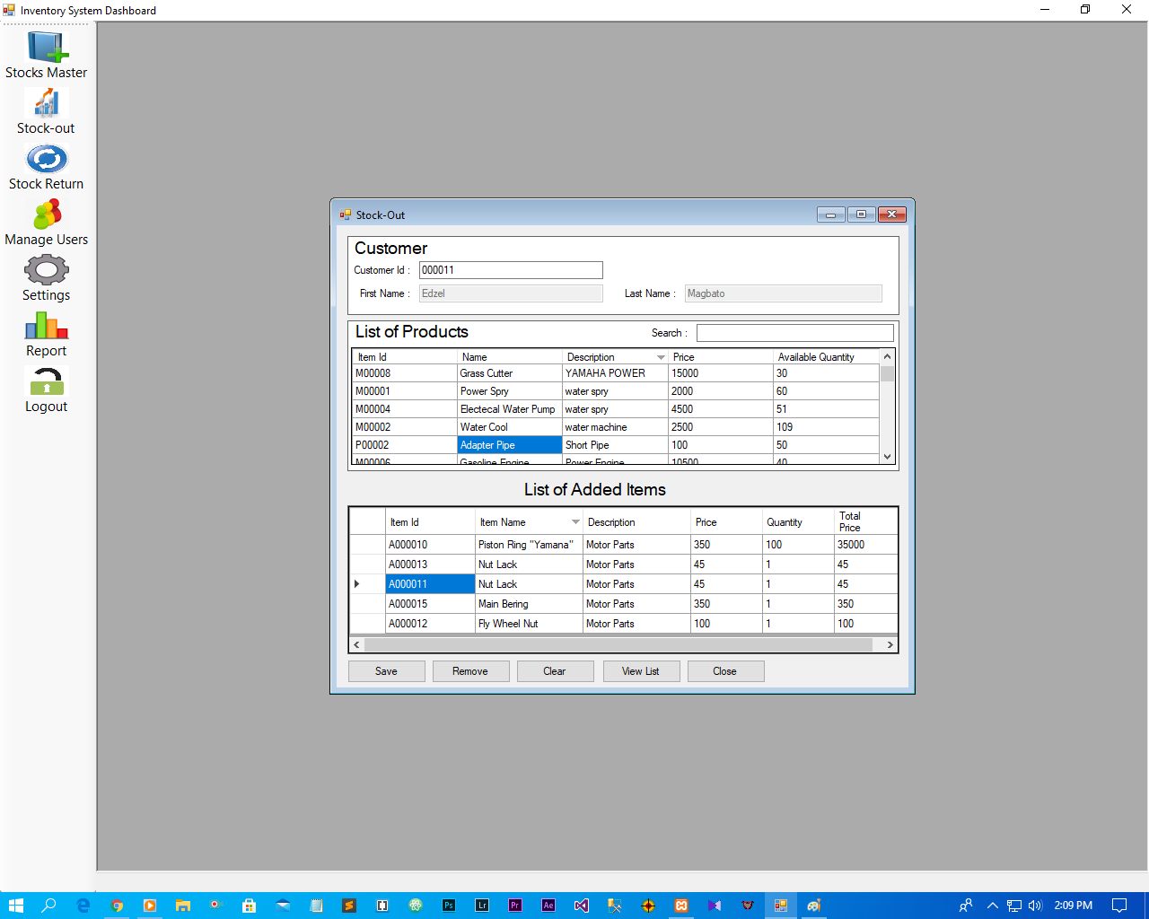 Stock management System for your Business