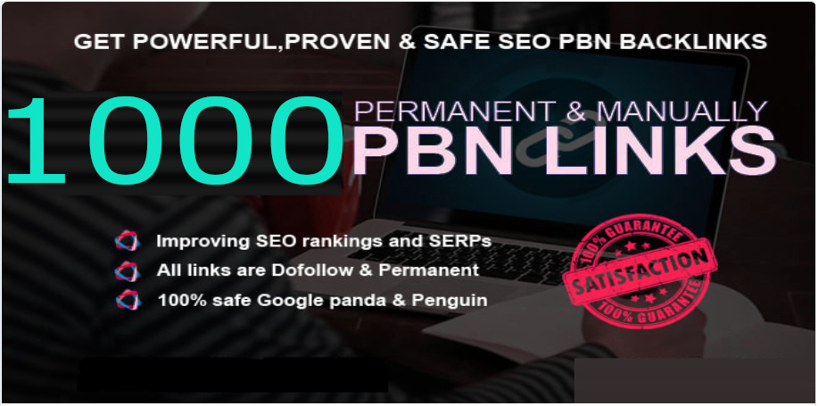 Get Extream 1000+ PBN Backlink in your site with HIGH DA/PA/TF/CF with novel site 